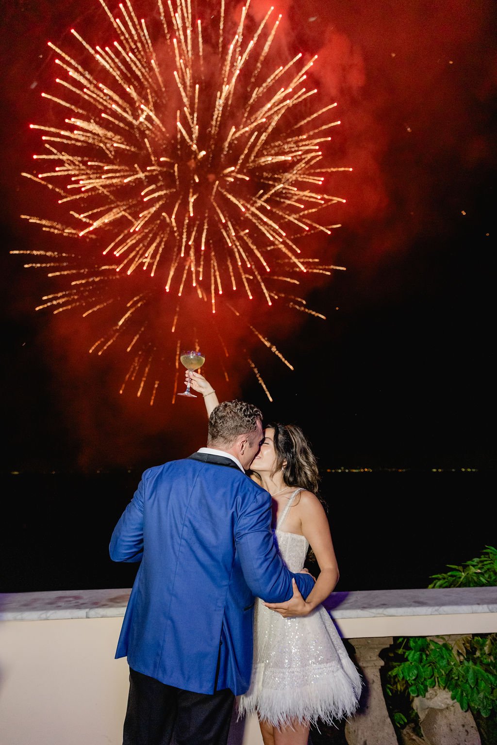 wedding fireworks