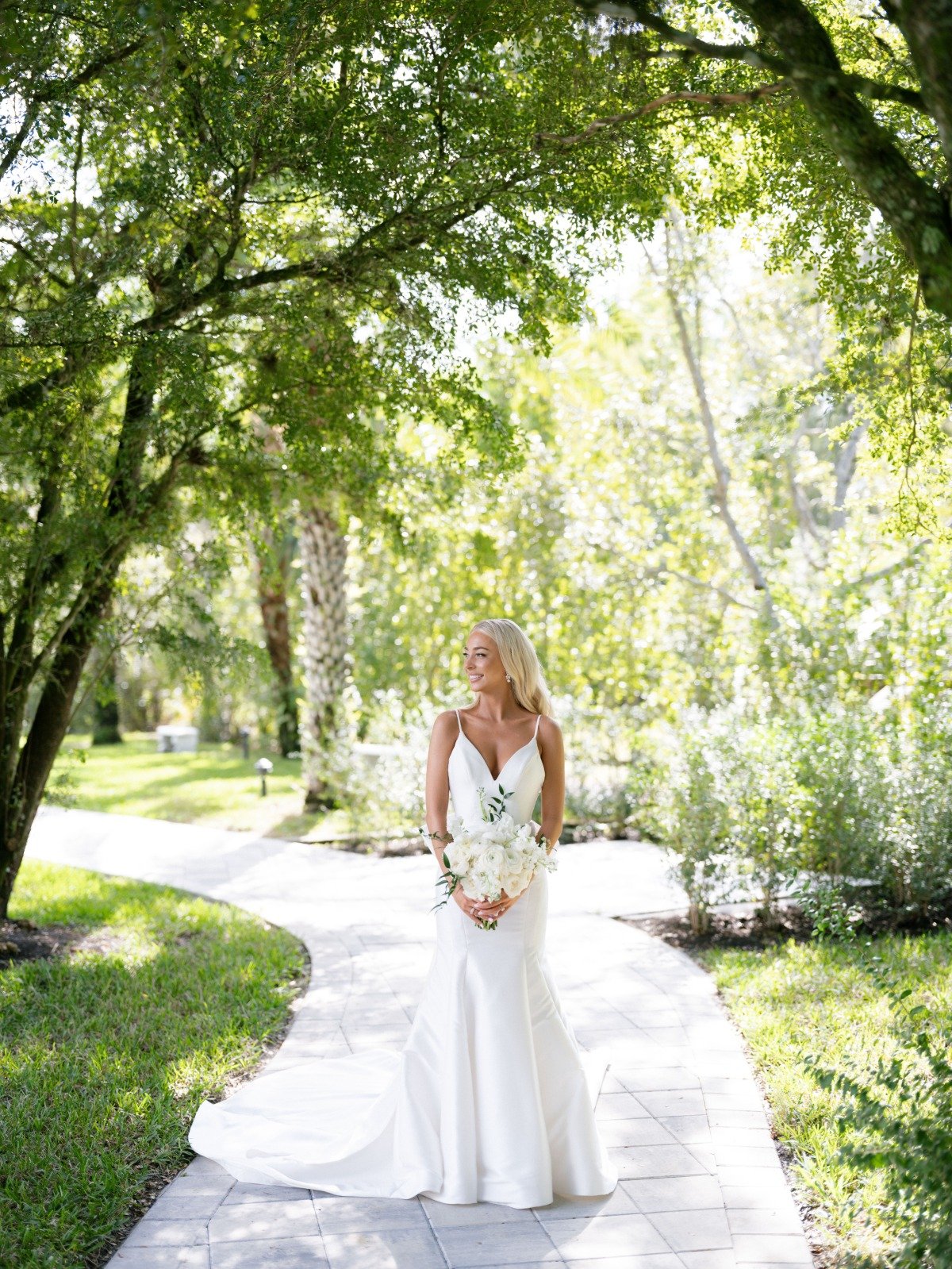 minimalist luxury wedding dress