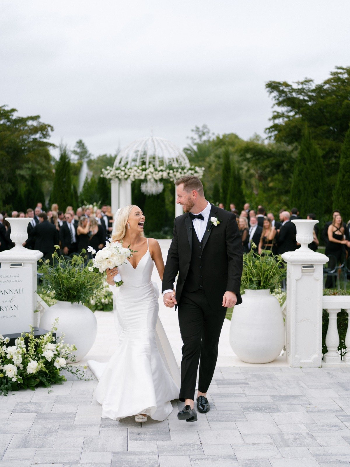 simple silk mermaid wedding dress