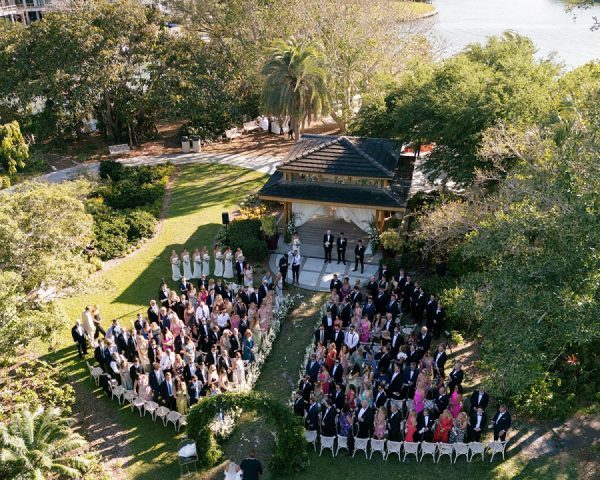 An All-White Secret Garden Wedding at Marie Selby Botanical Gardens