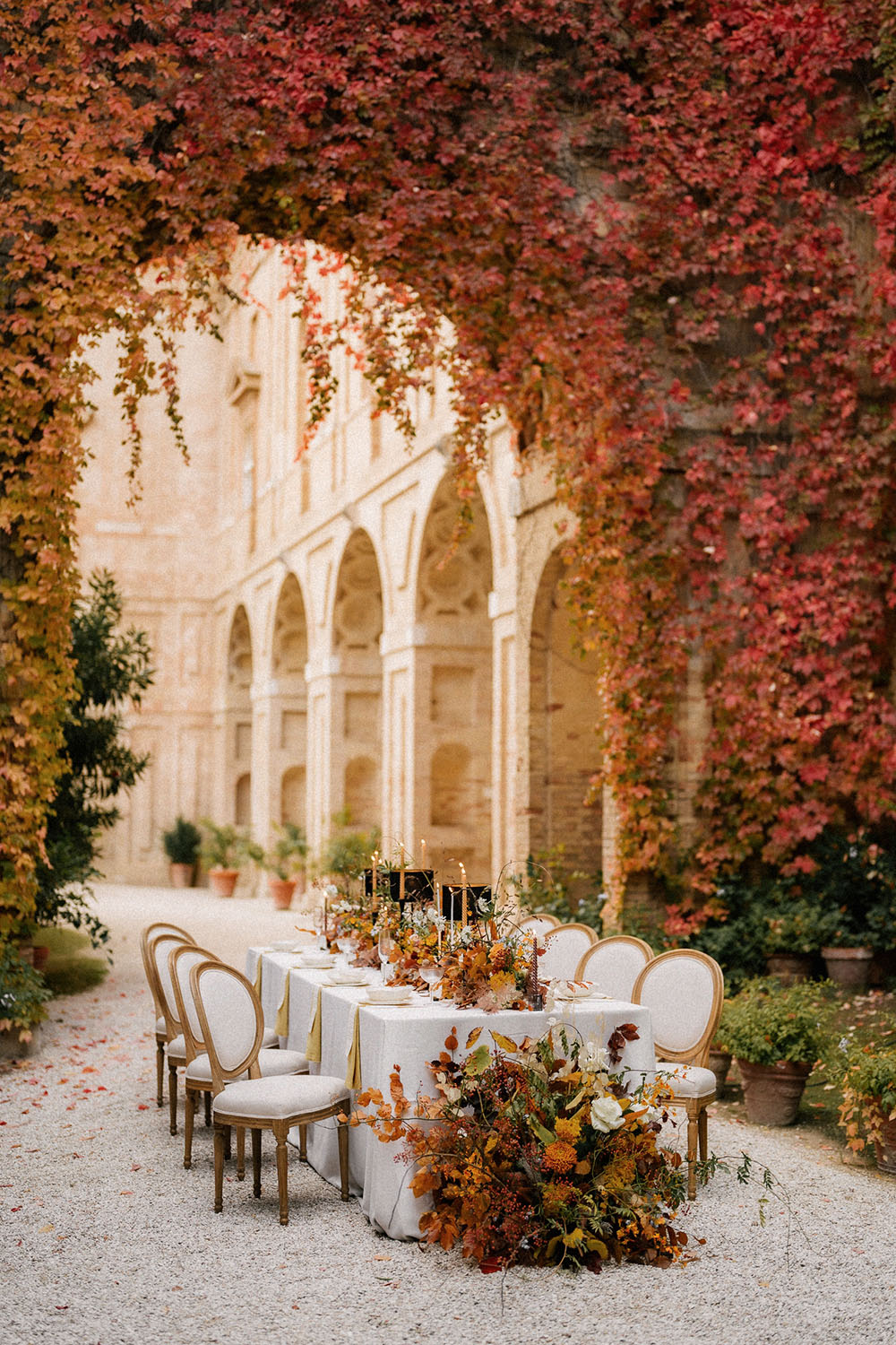 Autumn Wedding Inspiration Italian Palazzo