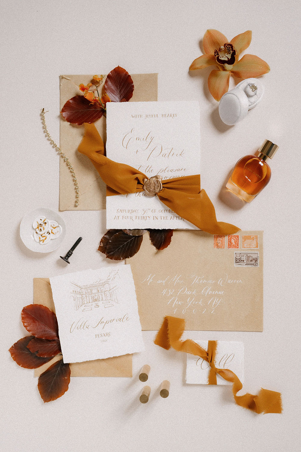 An Italian Palazzo Wedding with a Brilliant Autumn Palette and Renaissance Romanticism