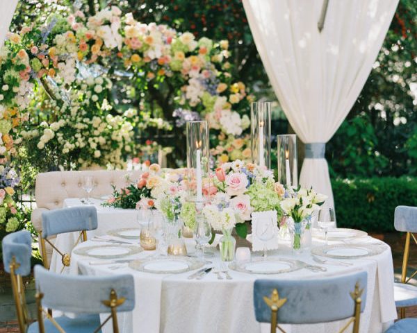 Bride Wears Mother’s 1989 Dress to Her Romantic Duke Mansion Wedding