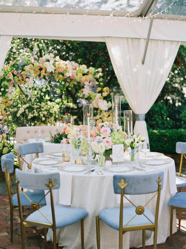 Bride Wears Mother’s 1989 Dress to Her Romantic Duke Mansion Wedding