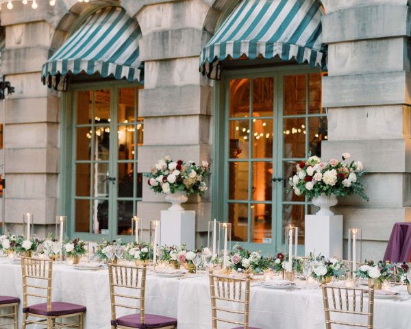 Burgundy & Blush Summer Wedding at Anderson House