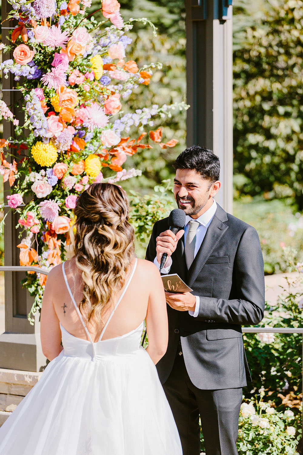 Music Inspired Wedding Ideas Colorful Garden