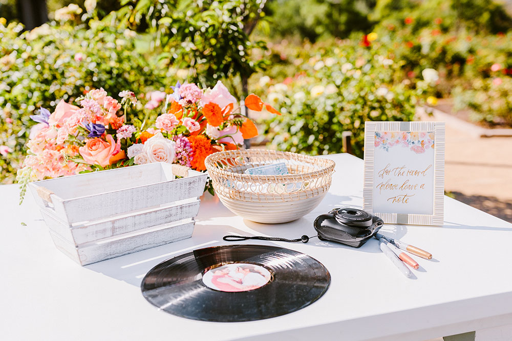 Music Inspired Wedding Ideas Colorful Garden