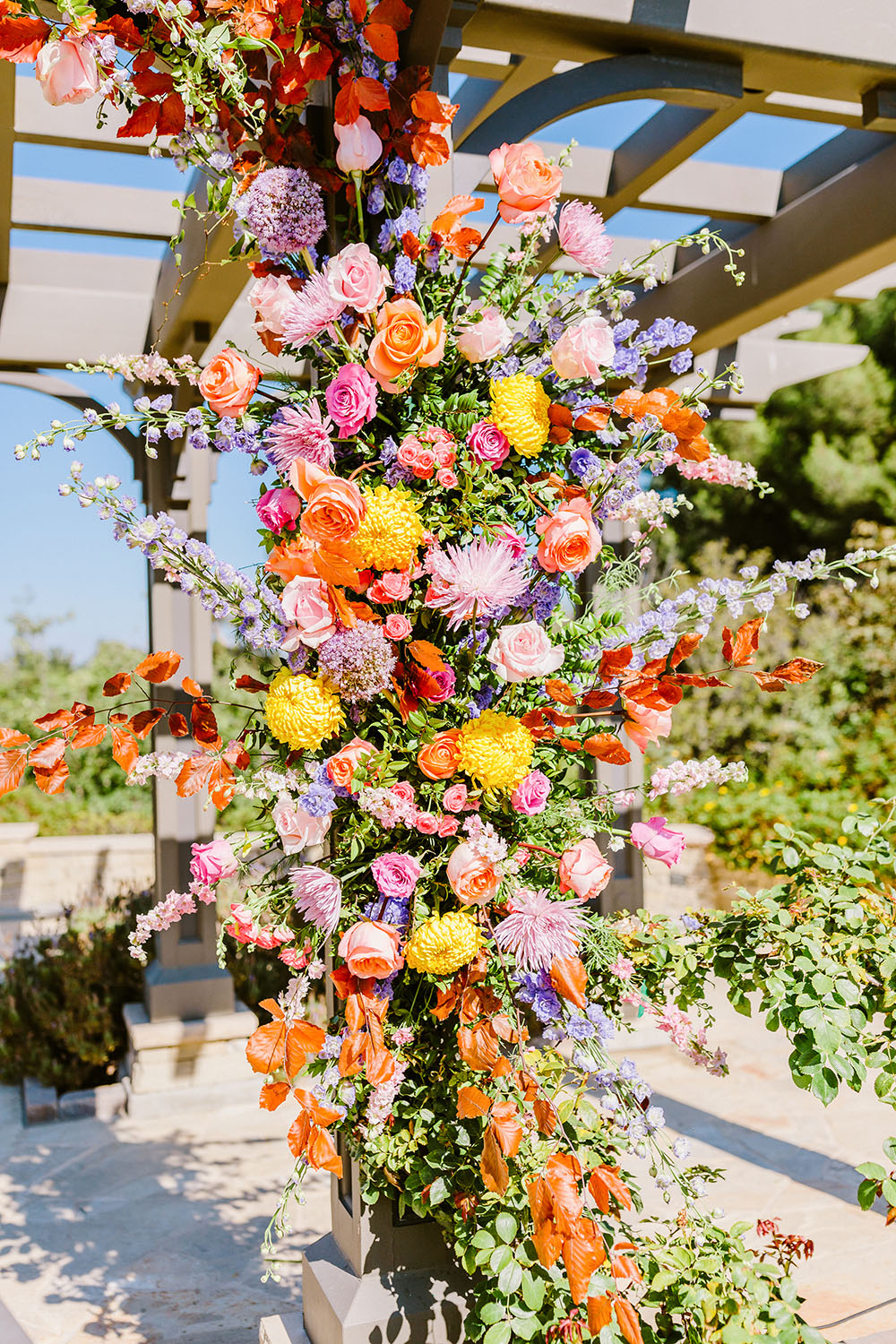 Music Inspired Wedding Ideas Colorful Garden