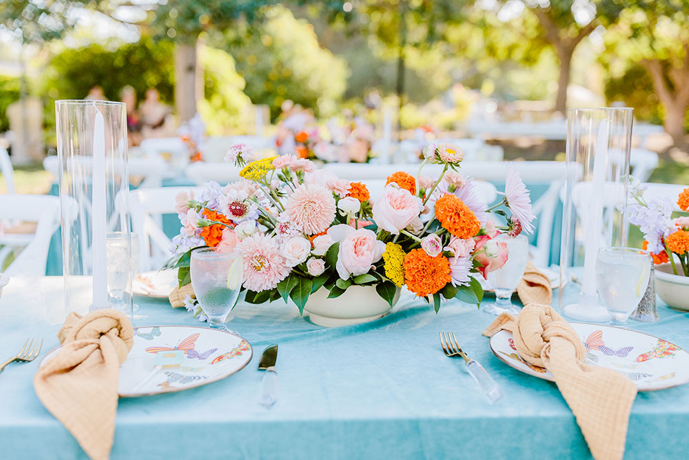 Music Inspired Wedding Ideas Colorful Garden