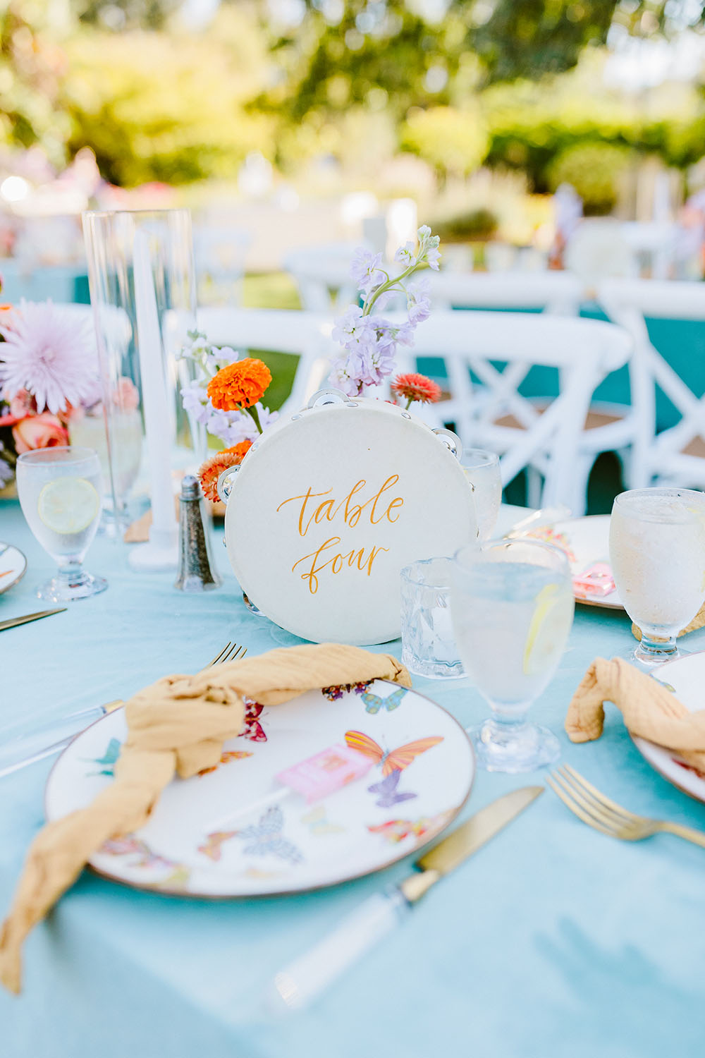 Music Inspired Wedding Ideas Colorful Garden