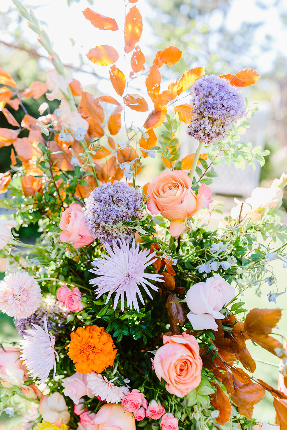 Music Inspired Wedding Ideas Colorful Garden