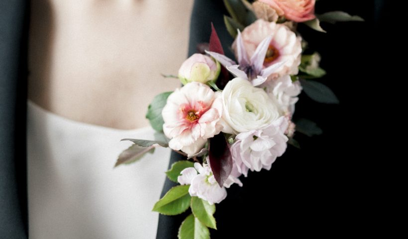 Dark and Moody Wedding Editorial at Château Ste-Agnès