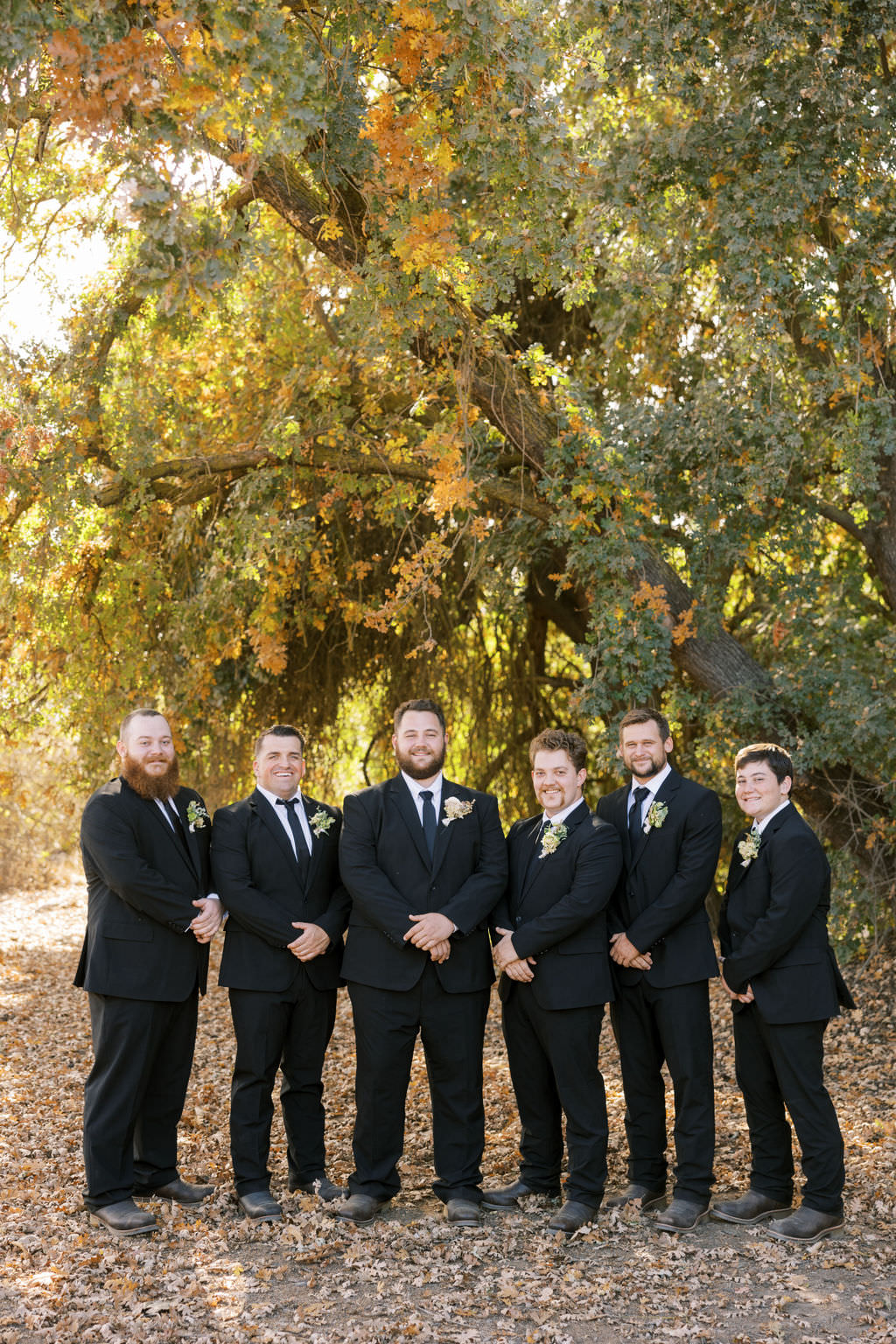 rustic chic wedding in blue