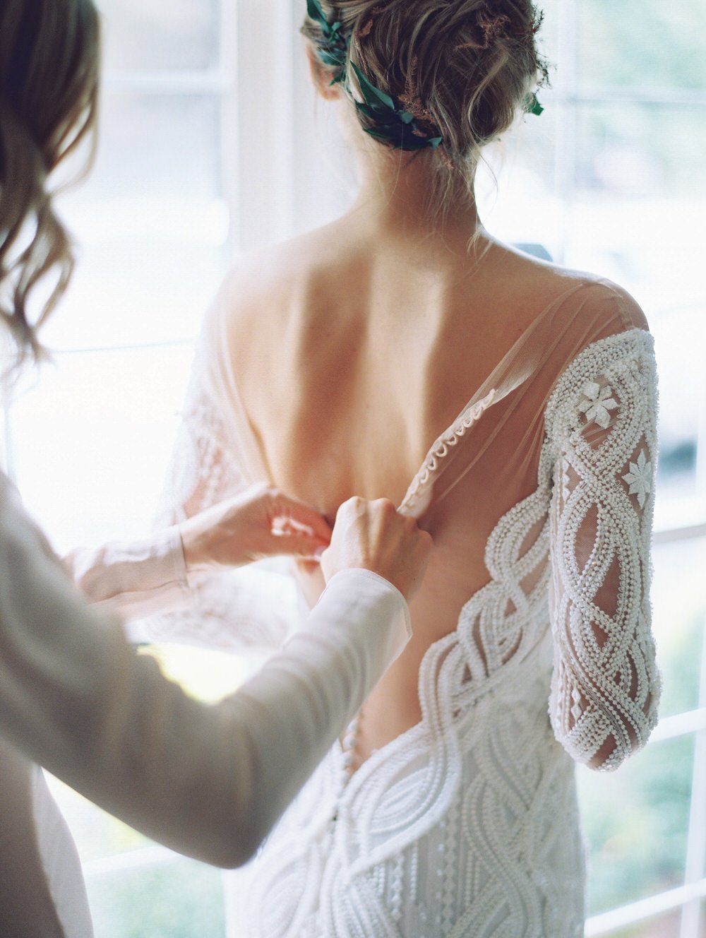 bride getting ready photo