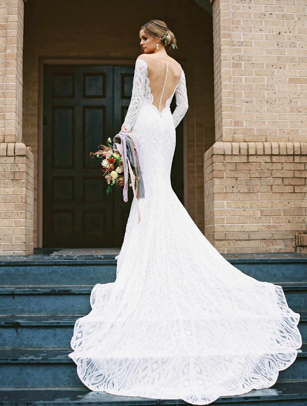 elegant bridal portrait