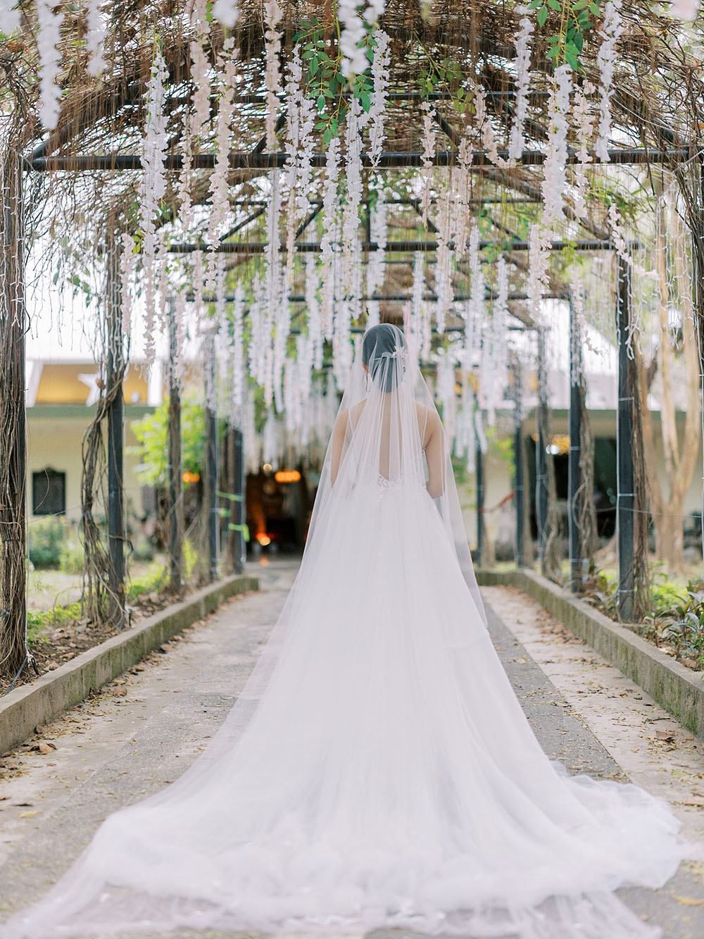 Lush Philippines Wedding Lilac Plum Flowers