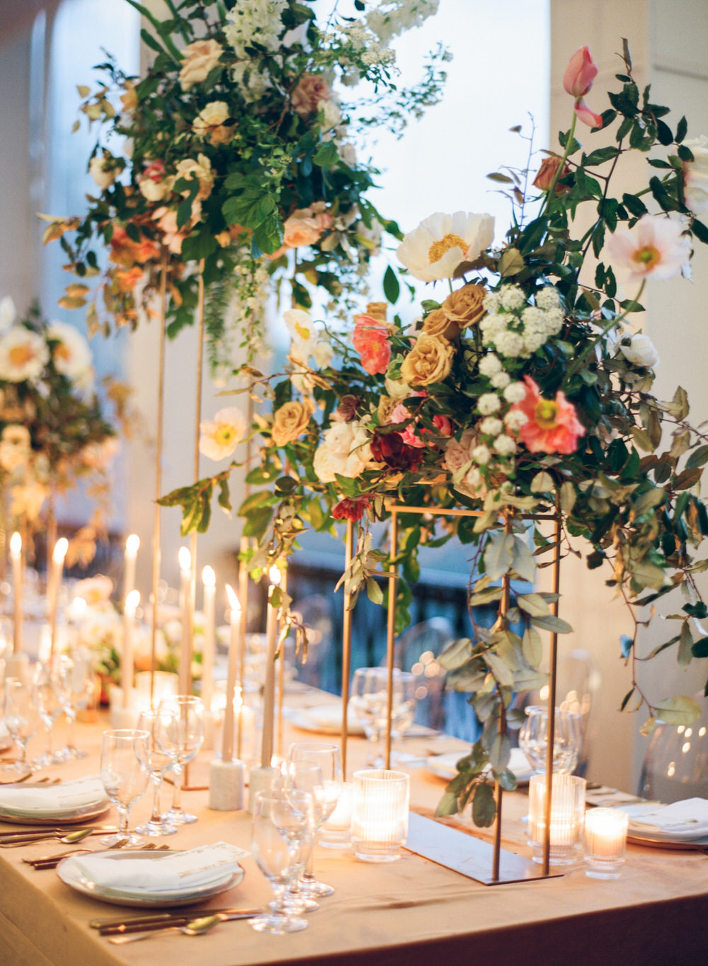 tall floral centerpieces