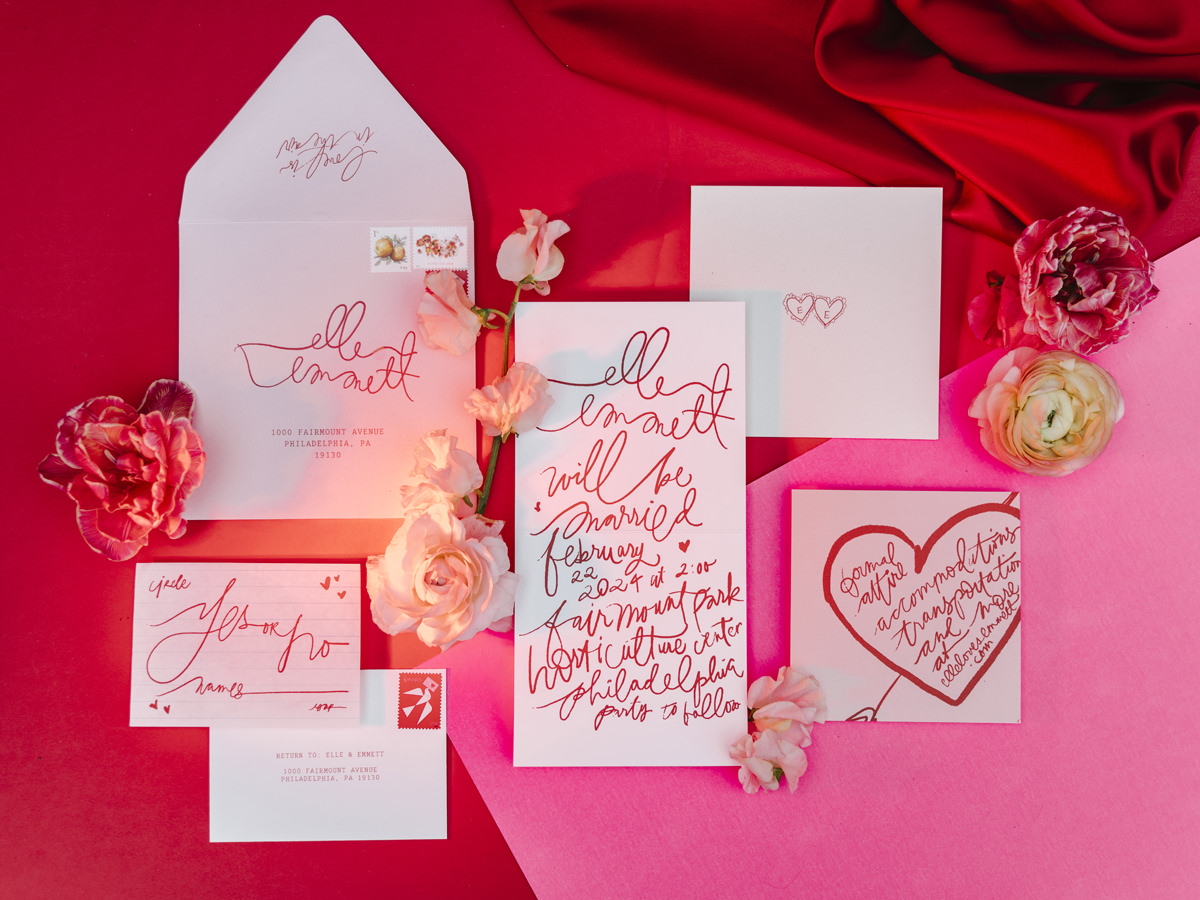 Red and Pink Wedding