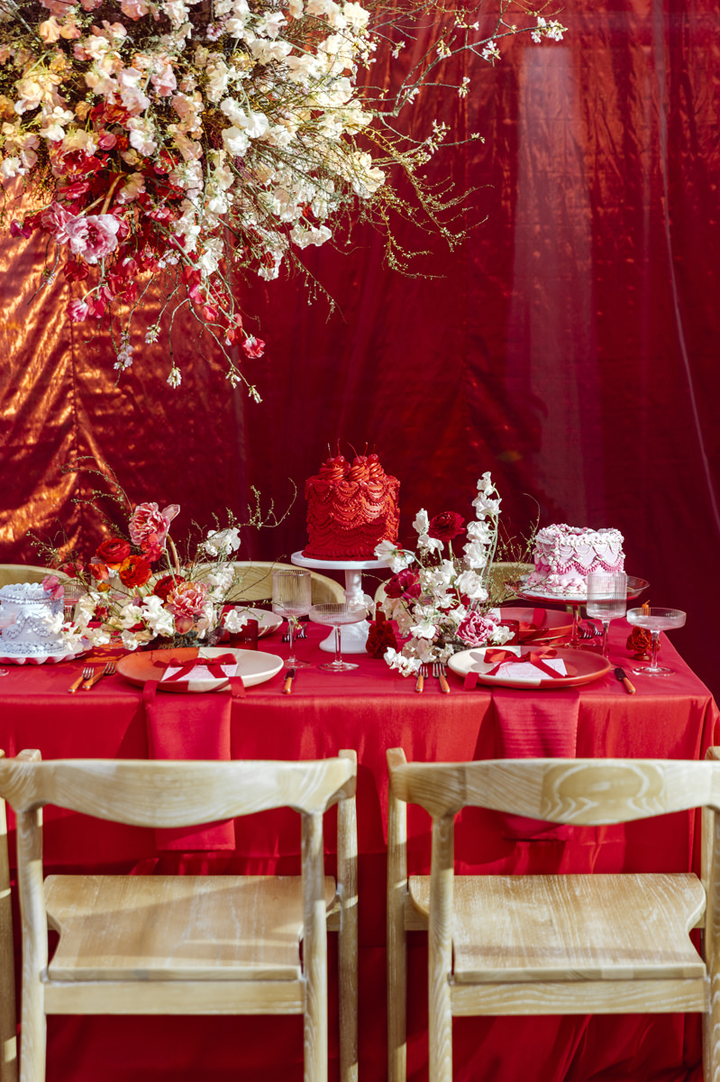 Red and Pink Wedding