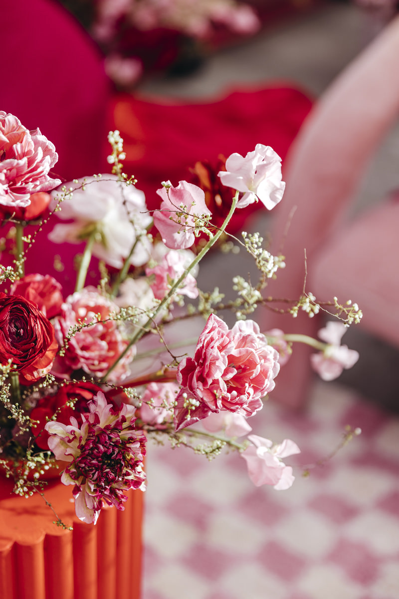 Red and Pink Wedding