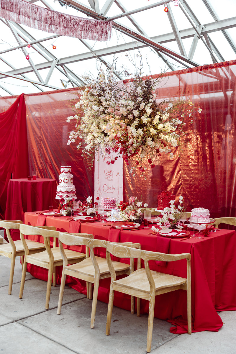 Red and Pink Wedding