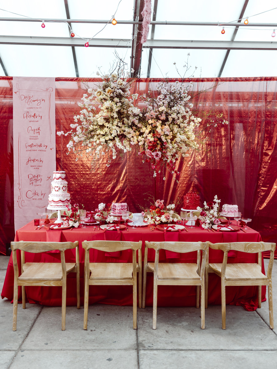 Red and Pink Wedding