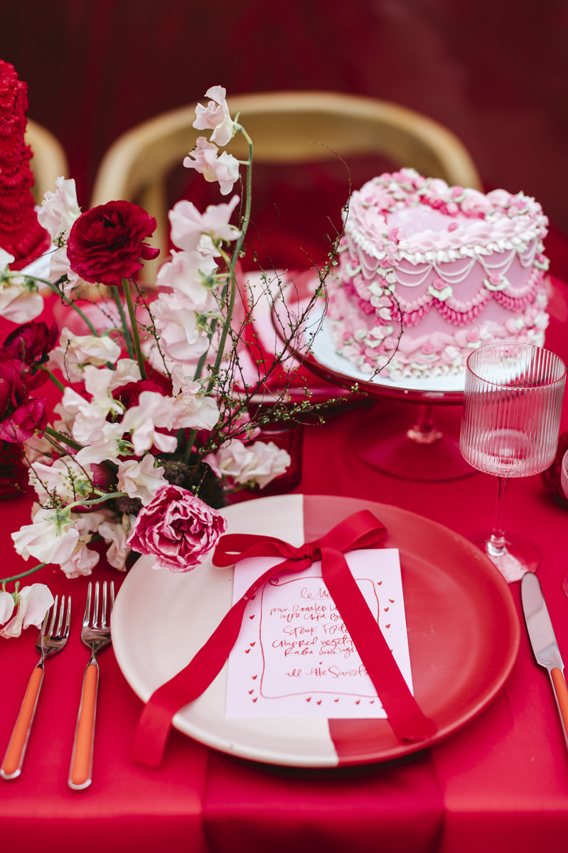 Red and Pink Wedding