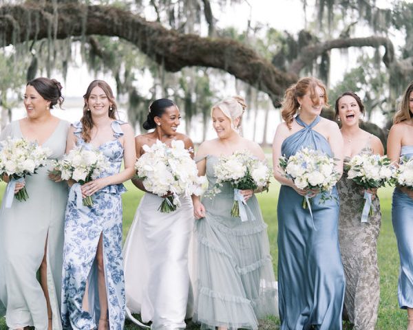 Something Blue and a Touch of Vintage at Jekyll Island Club Hotel