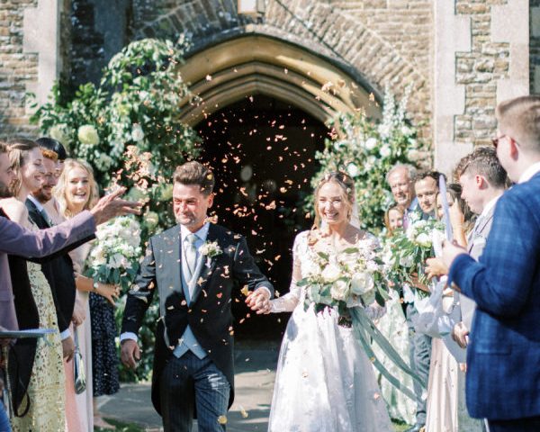 An English Countryside Summer Garden Wedding at Home