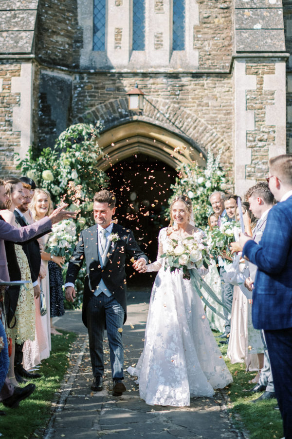 An English Countryside Summer Garden Wedding at Home