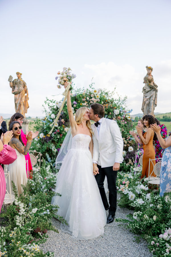 Floral Infused Wedding Inspired by Italian Frescos at Villa Corsini