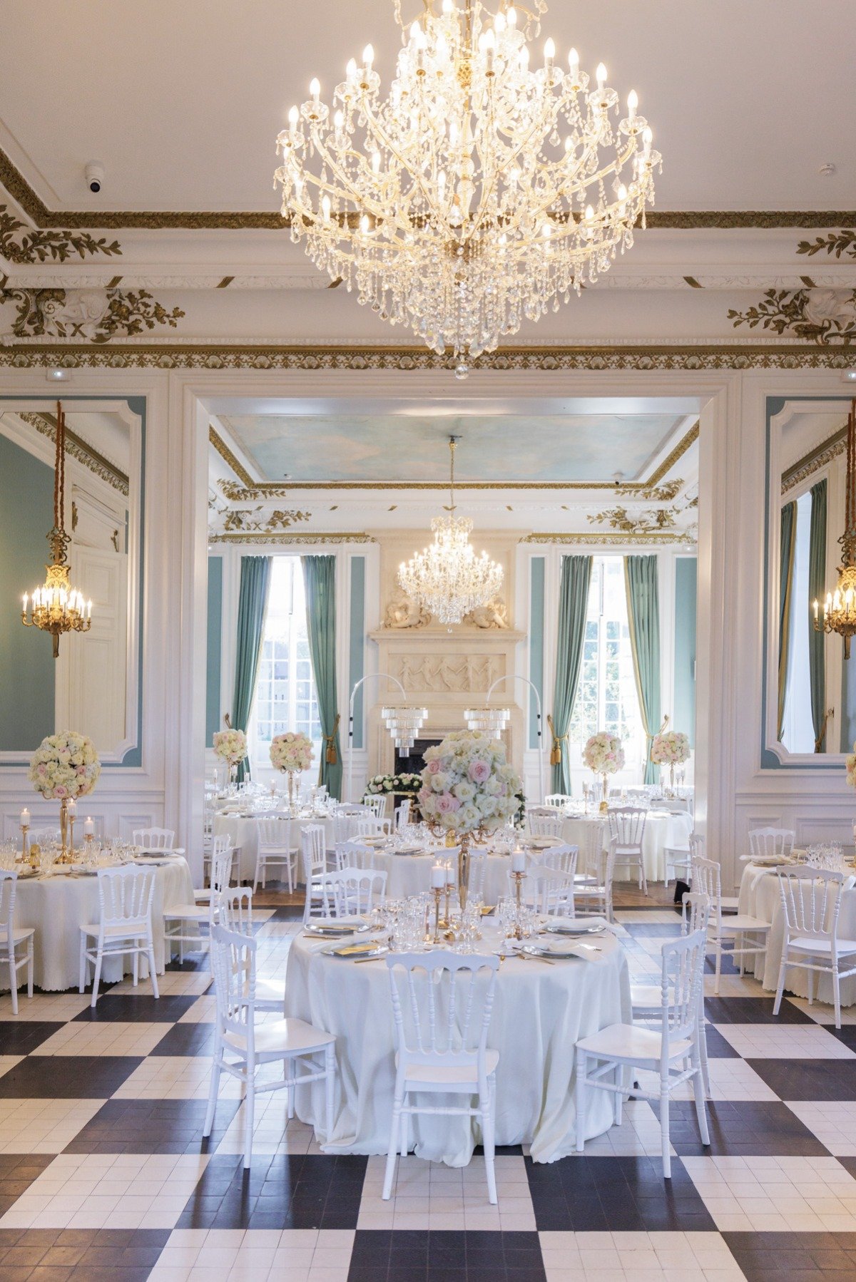 ballroom wedding reception in paris