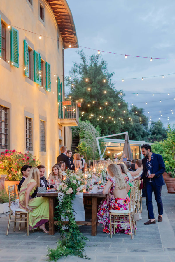 Timeless Destination Wedding Overlooking Rolling Vineyards at Villa Palagina