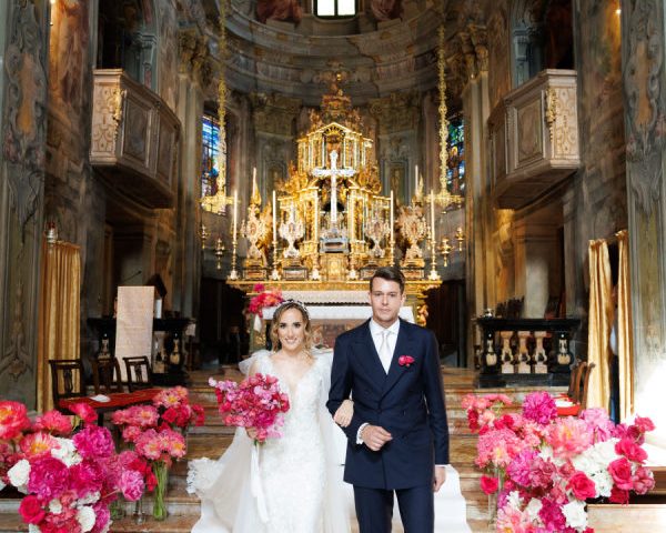 A Fairytale Summer Wedding at the Breathtaking Ville Ponti