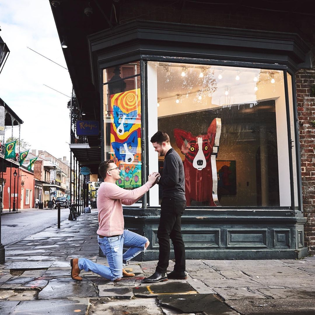 proposal on the streets of new orleans