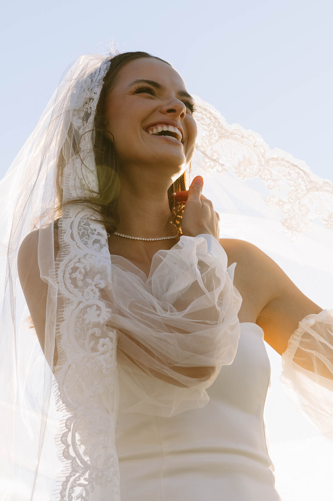 mantilla style veil for wedding