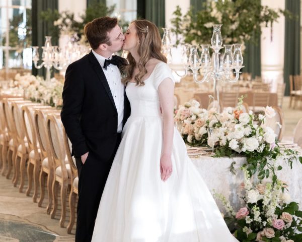 A Ballroom Transformed Into a Lush Garden Wedding at Ritz Carlton of Dallas, Las Colinas