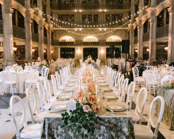 A Gilded Age Inspired Wedding at the George Peabody Library