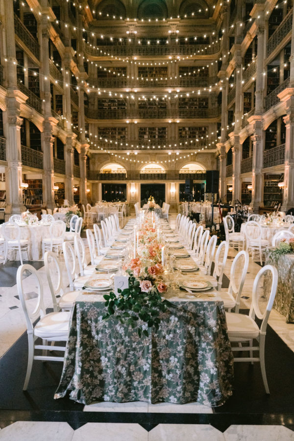 A Gilded Age Inspired Wedding at the George Peabody Library