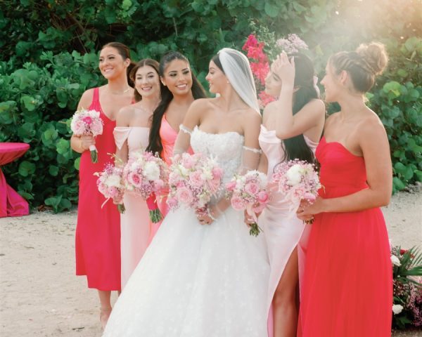 A Pink Tropical Destination Wedding in Puerto Rico