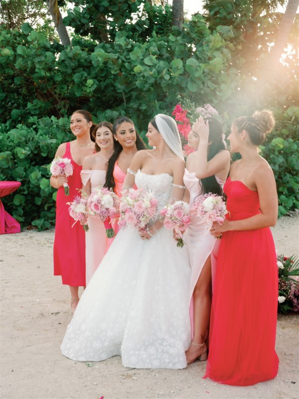 A Pink Tropical Destination Wedding in Puerto Rico