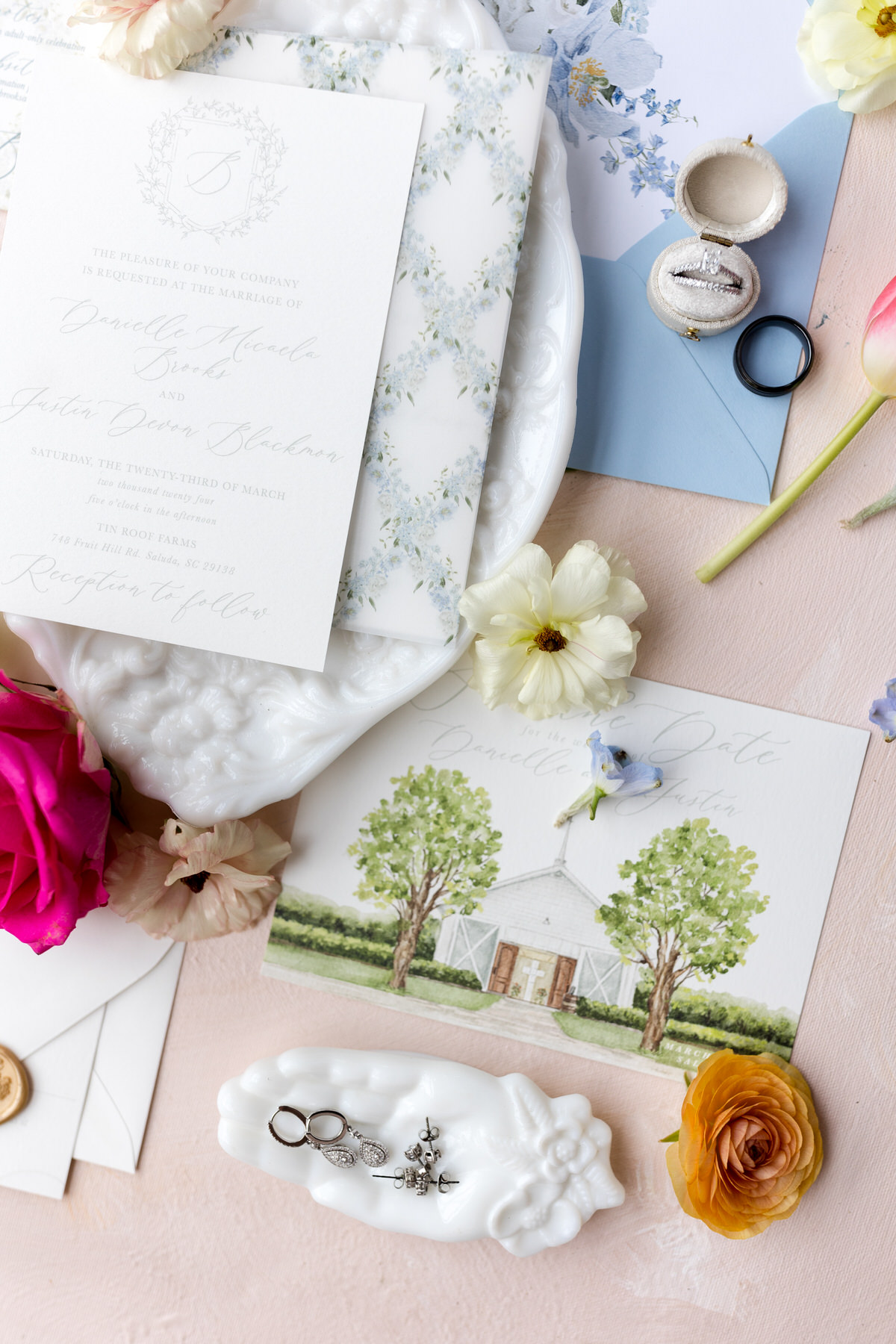 English garden wedding inspiration