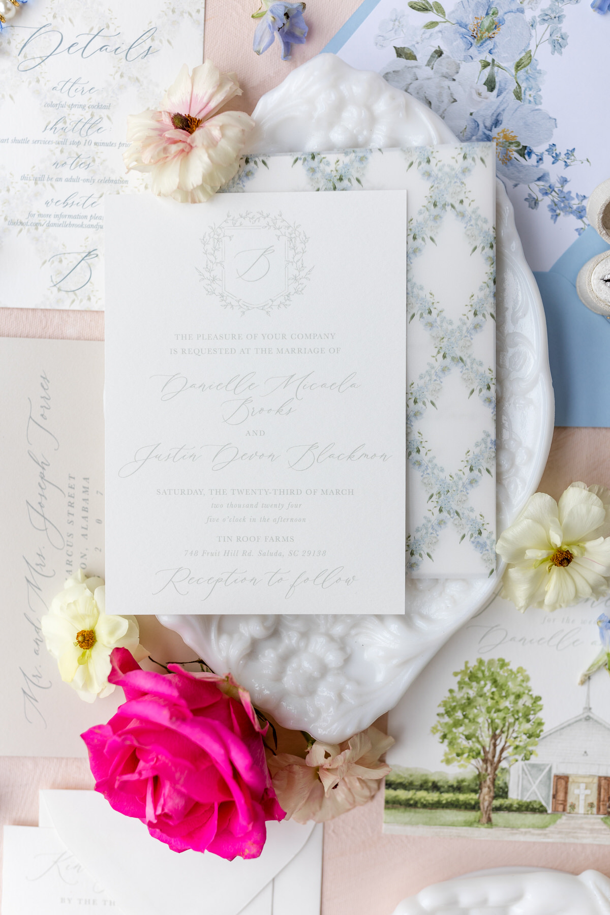 English garden wedding inspiration