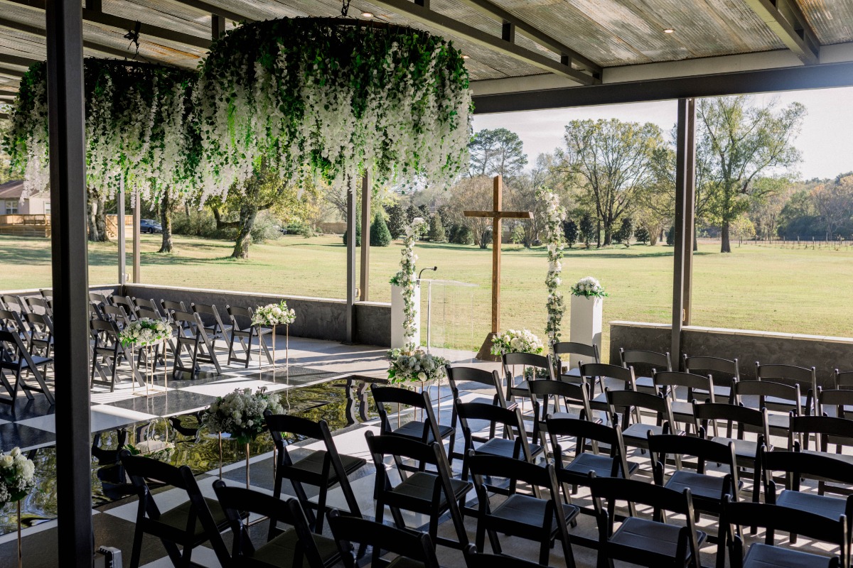 Christian wedding ceremony decor