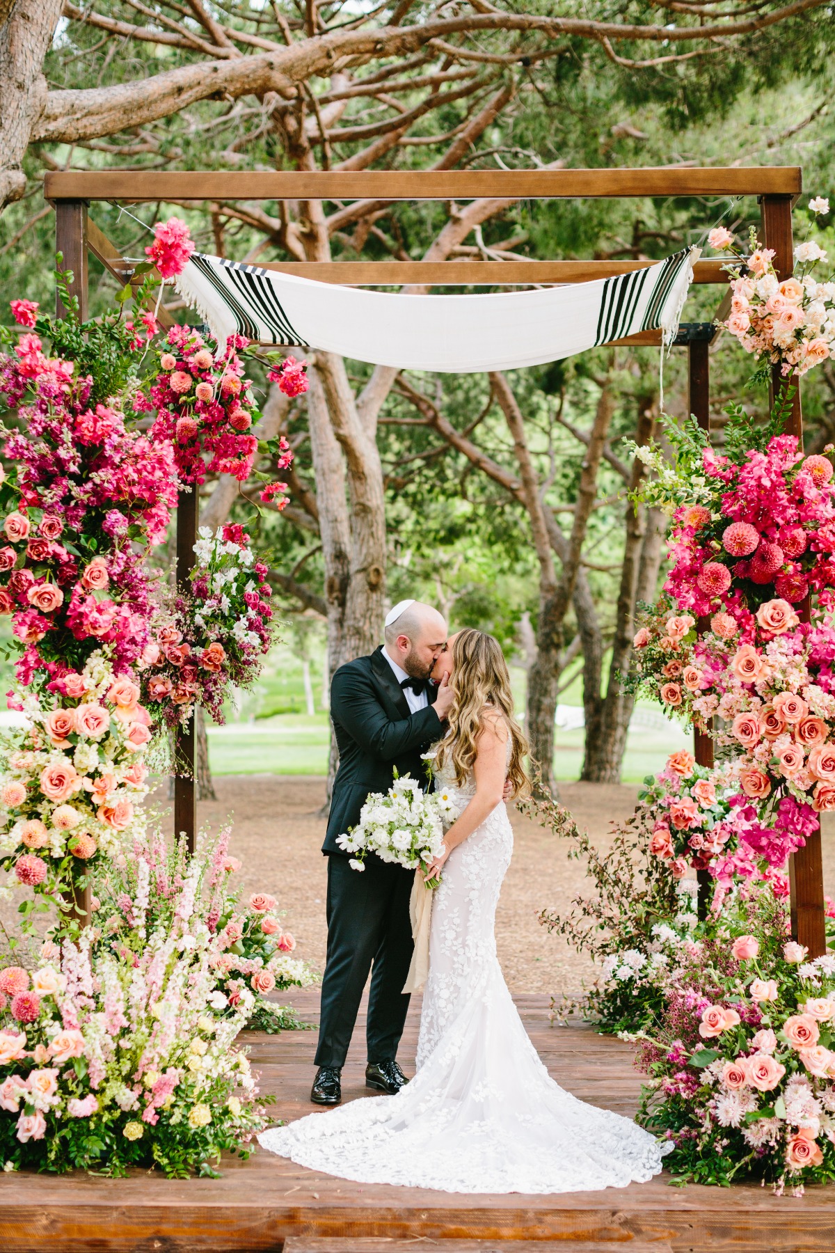 pink garden wedding ideas