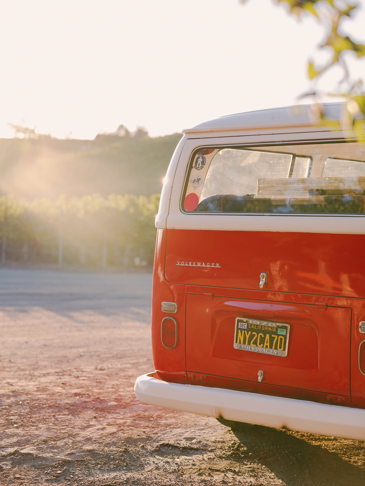 vintage vw van for wedding