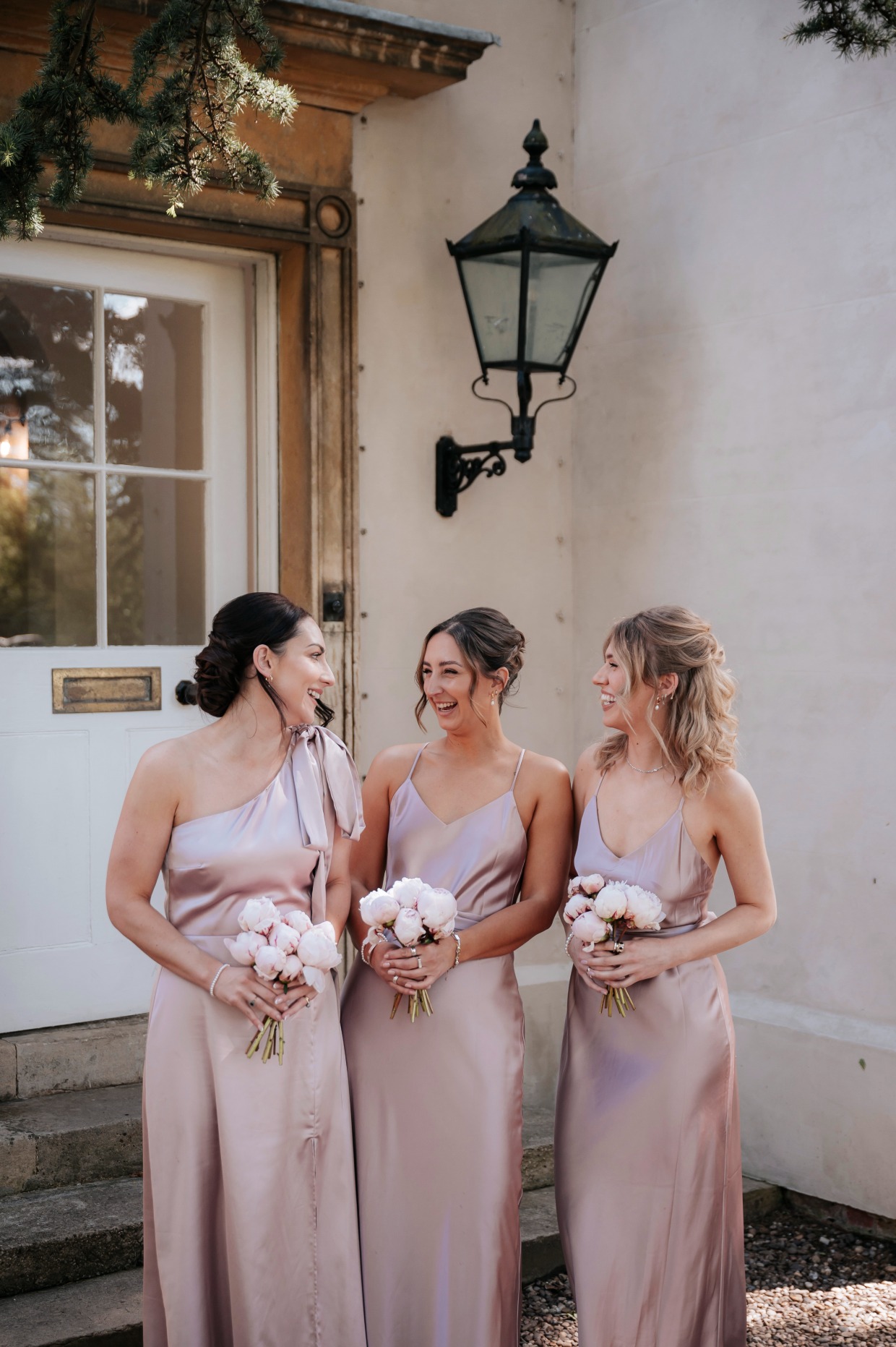 blush bridesmaid dresses