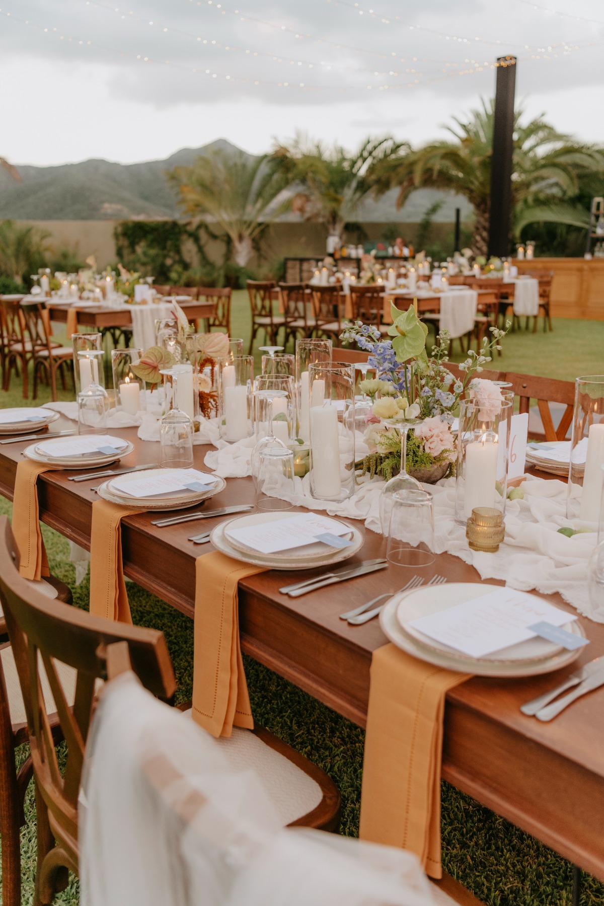 tropical wedding reception ideas