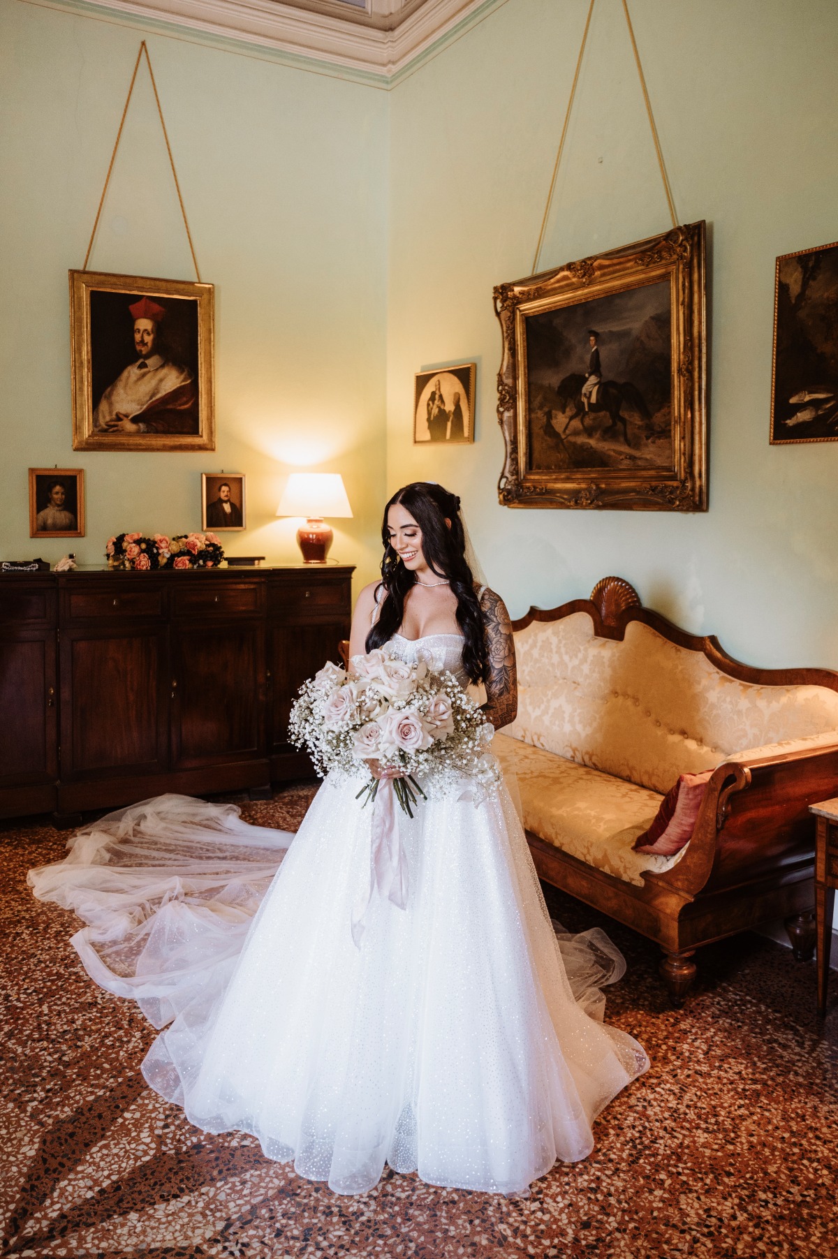 bride getting ready photos