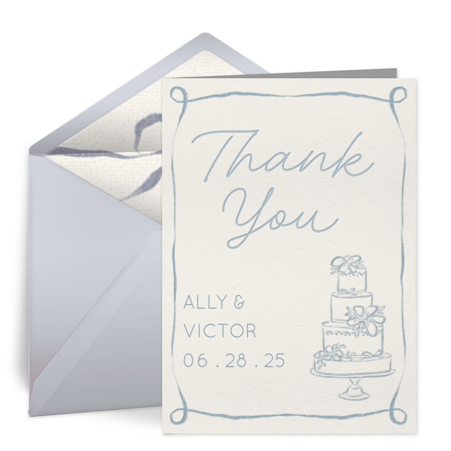 best digital thank you cards from lovebird